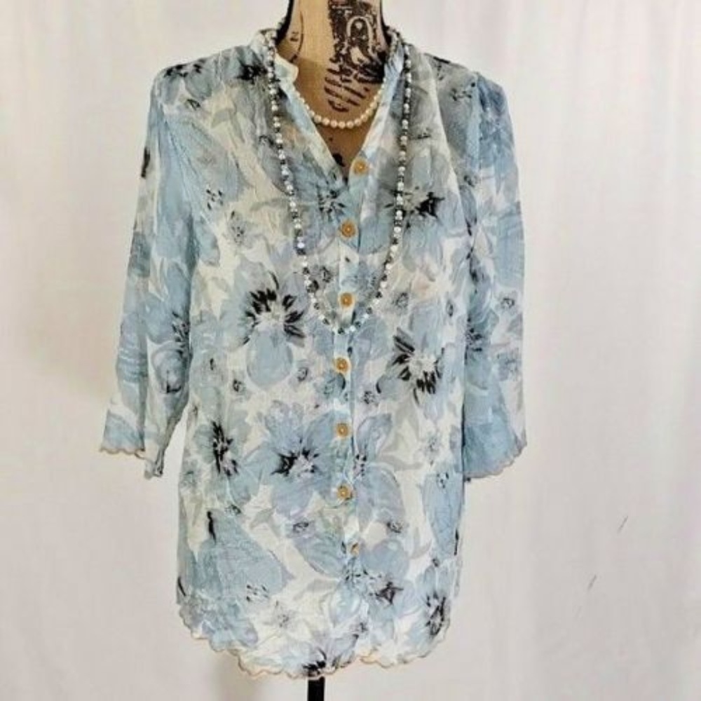 Mustard Womens Blouse Top Sz 10